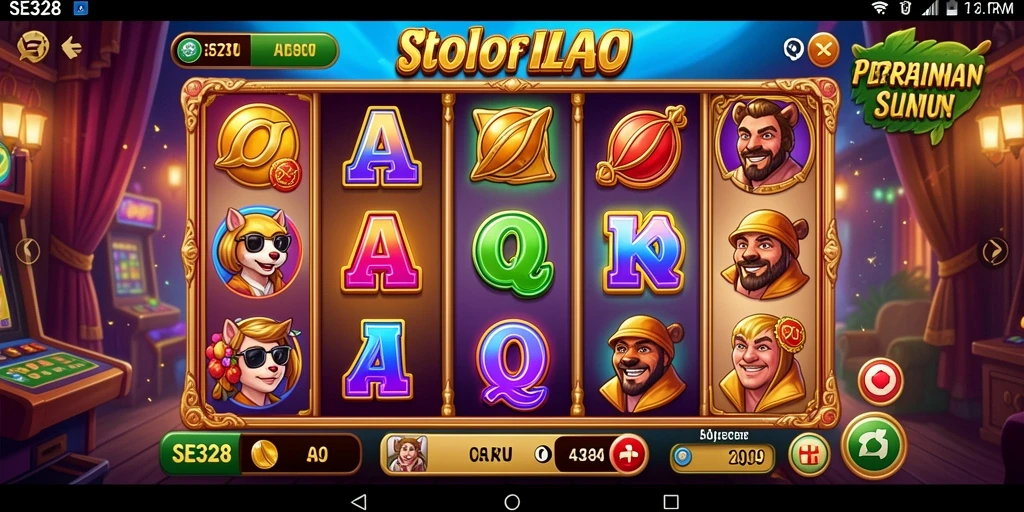 Tampilan gameplay SE328 yang penuh warna dan menarik.