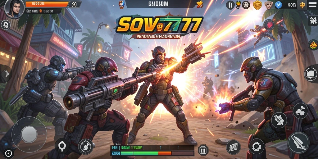 Gameplay menegangkan dengan aksi pertarungan yang seru.